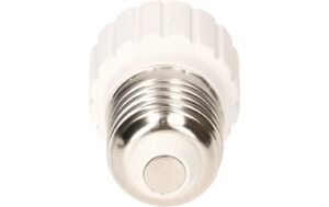 1417785_2 - Mediatech Max Hauri Lampenfassung Adapter weiss, E27 auf GU10
