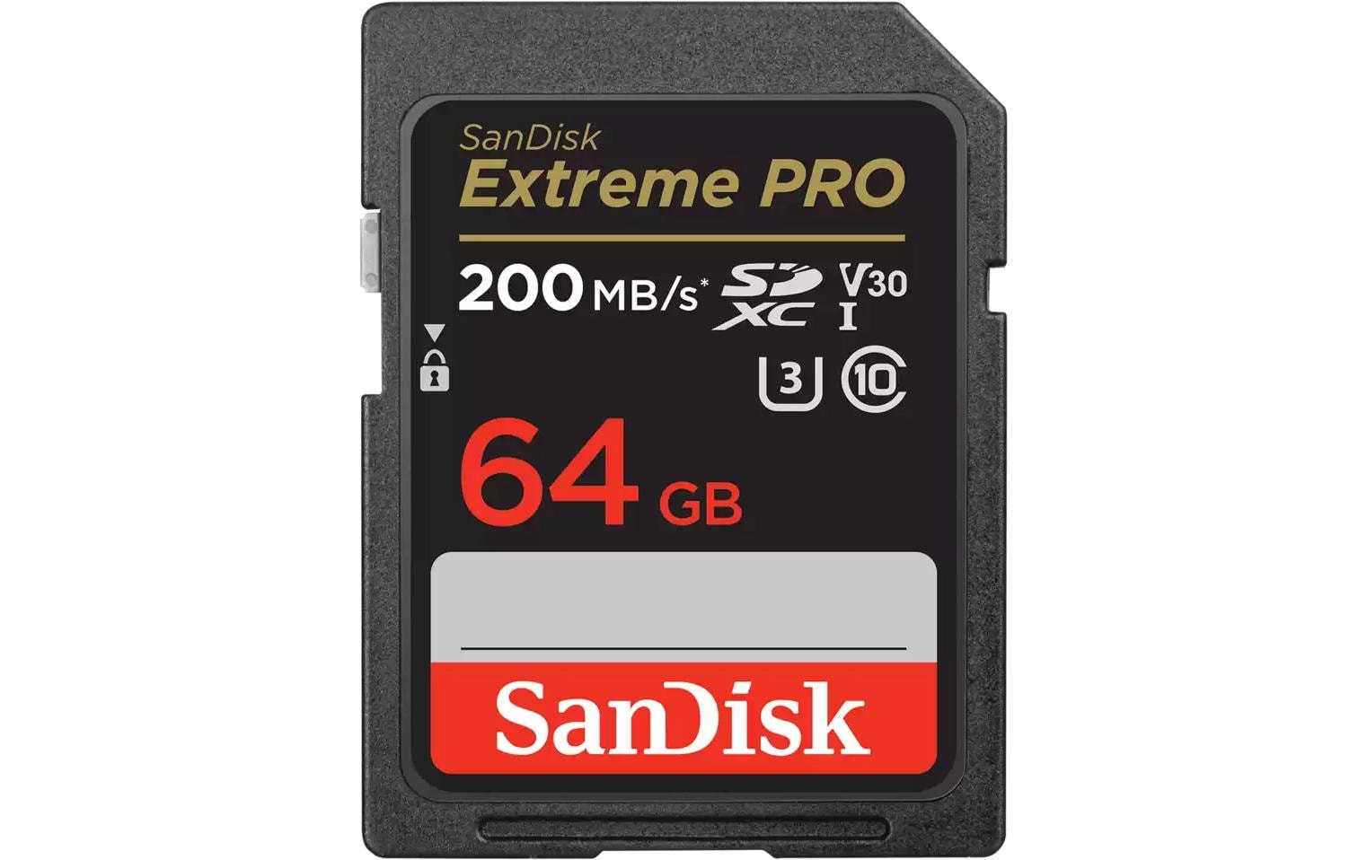 1417841 - Mediatech SanDisk SDXC Card Extreme Pro 64GB Lesen 200MB/s, Schreiben 90MB/s