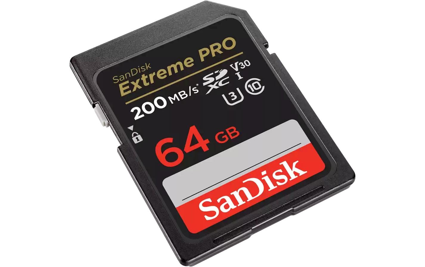 1417841_1 - Mediatech SanDisk SDXC Card Extreme Pro 64GB Lesen 200MB/s, Schreiben 90MB/s