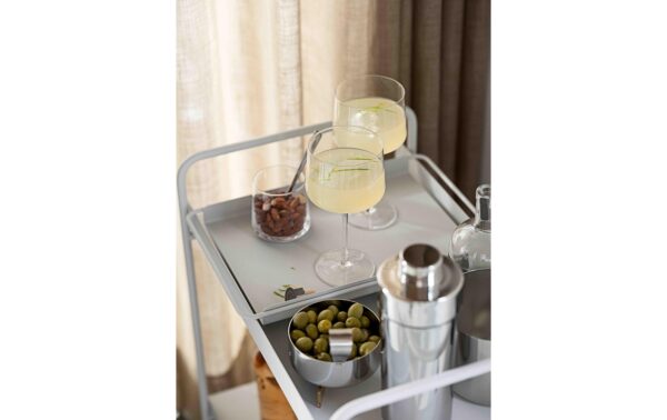 Zone Bartrolley A-Collection Black Schwarz, 60.6x40.5x66.4cm, Metall/Eisen
