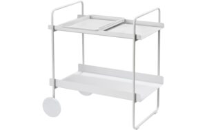 Zone Bartrolley A-Collection Soft Grey Grau, 60.6x40.5x66.4cm, Metall/Eisen