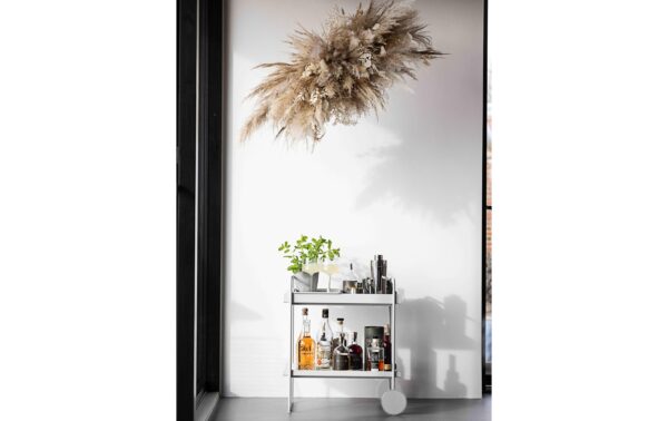 1418332_4 - Mediatech Zone Bartrolley A-Collection Soft Grey Grau, 60.6x40.5x66.4cm, Metall/Eisen
