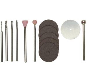 Proxxon Modellbauer-Set, 13-teilig Div. Fräserformen, Bohrer und Schleifstifte