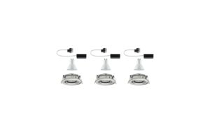 Paulmann EBL Set Nova Plus Eisen geb IP65 schwenkbar 3x 7W 230V GU10 51mm
