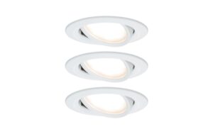 Paulmann EBL Set Nova Coin 3-stepdim 3x6W 2700K 230V weiss matt