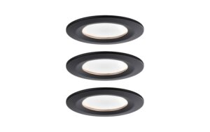 Paulmann EBL Set Nova Coin starr 3x6W 2700K 230V Schwarz matt kaufen Schweiz | Mediatech.ch