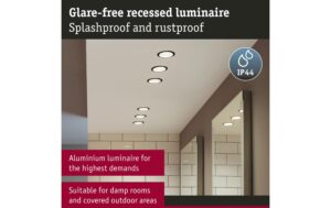1420480_1 - Mediatech Paulmann Set Cole Coin 3StepDim 3x6W 2700K 230V weiss/silber matt