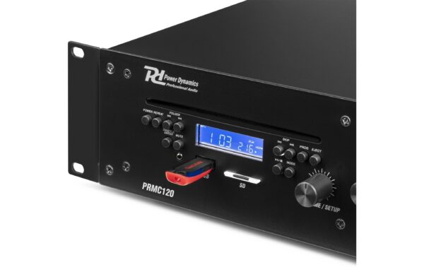 Power Dynamics PRC120 100V Verstärker 120W, CD, USB/MP3