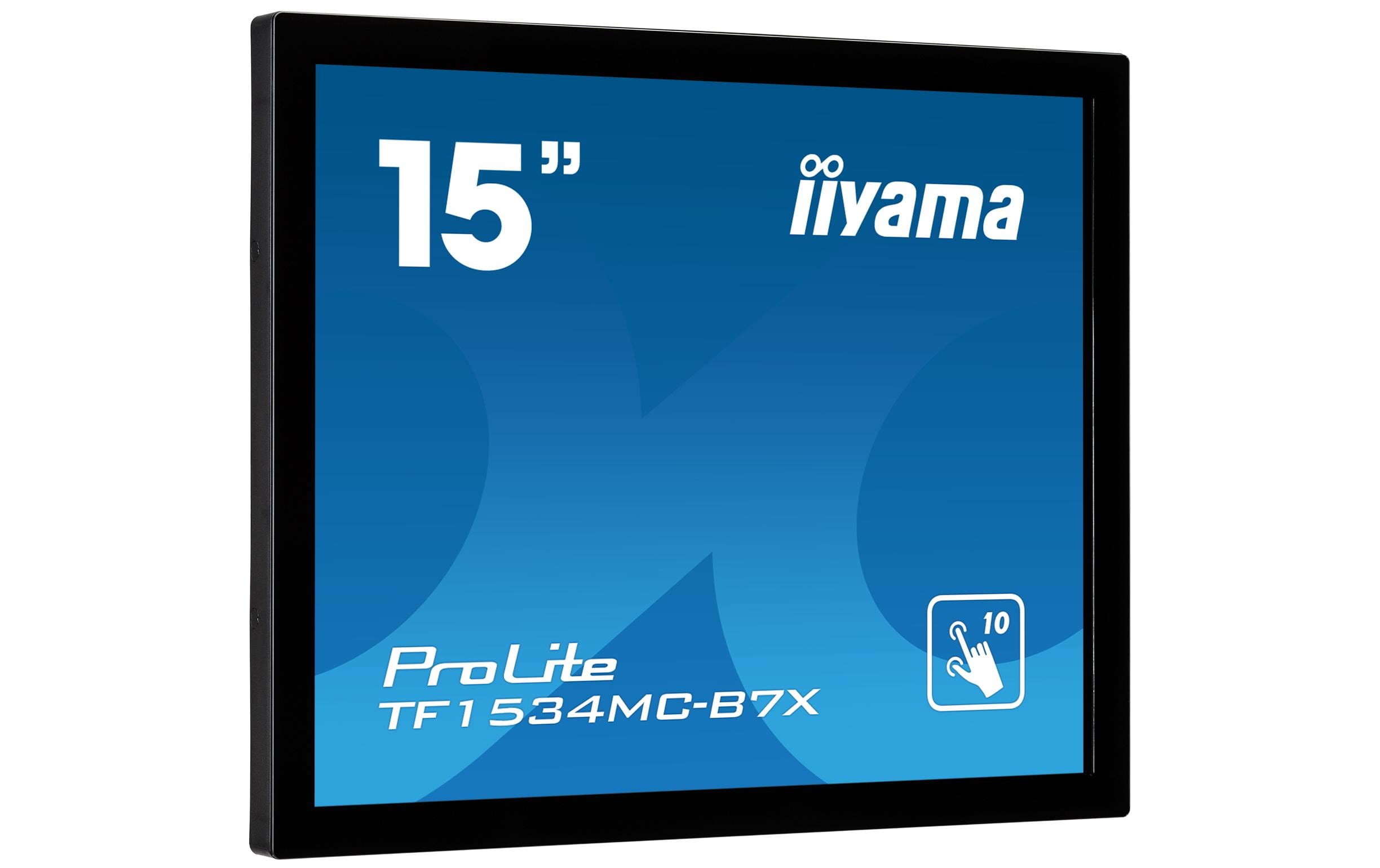 1421001_1 - Mediatech iiyama TF1534MC-B7X 15 Touchscreen, TN 1024 x 768, VGA, HDMI, DP