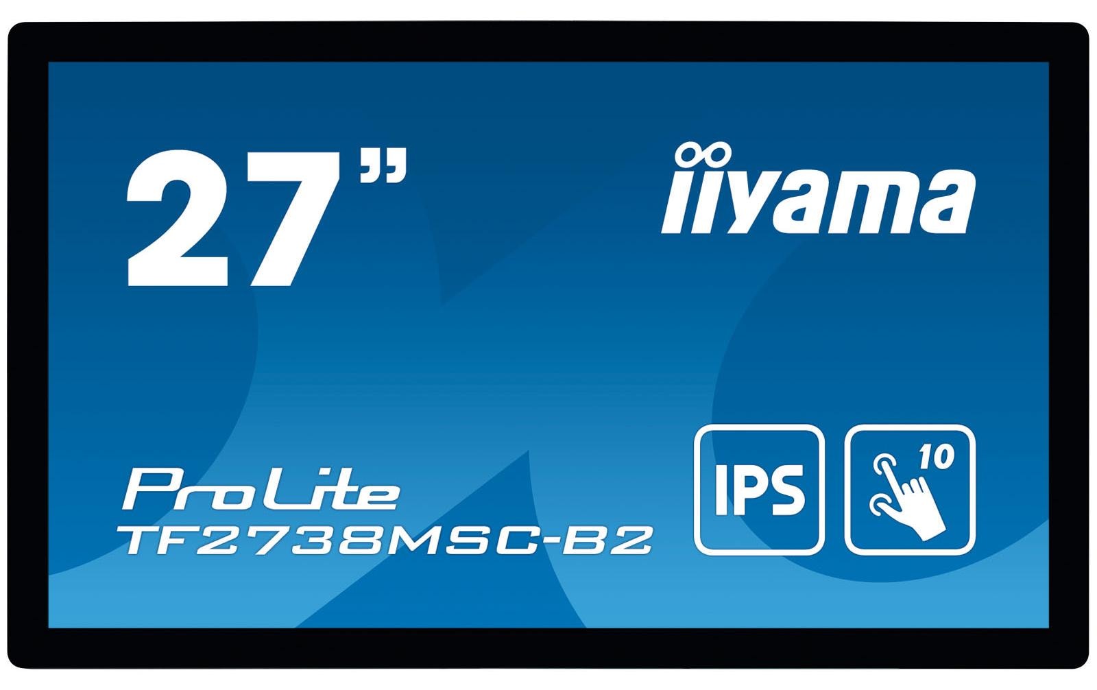 1421007 - Mediatech iiyama TF2738MSC-B2 27 Touchscreen, IPS 1920x1080, DVI, HDMI, DP kaufen Schweiz | Mediatech.ch
