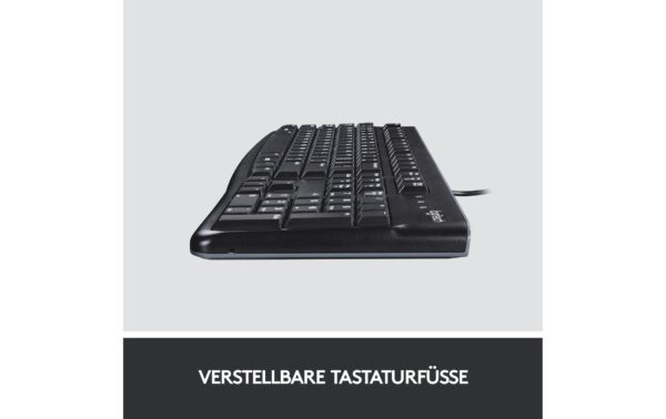 Logitech Keyboard K120 schwarz, USB