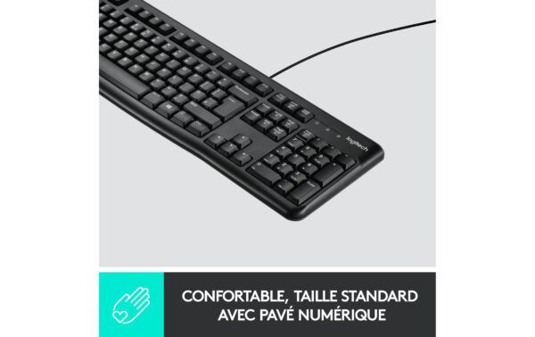Logitech Keyboard K120 schwarz, USB