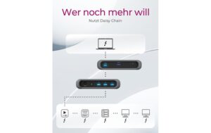 ICY BOX IB-HUB801-TB4, 3x TB4 Hub TypeC Aluminium, TB4, USB3.2, Video