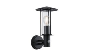 1422215_1 - Mediatech Paulmann Wandleuchte Classic Sensor IP44 E27 Metall/Glas Dark Grey