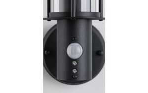 1422215_5 - Mediatech Paulmann Wandleuchte Classic Sensor IP44 E27 Metall/Glas Dark Grey