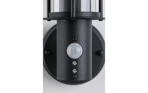 1422215_5 - Mediatech Paulmann Wandleuchte Classic Sensor IP44 E27 Metall/Glas Dark Grey