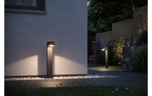 Paulmann Pollerleuchte Capea 5W IP44 3000K Alu Grey