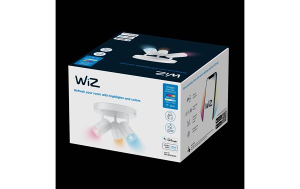1422684_2 - Mediatech WiZ IMAGEO 3er Spots Deckenleuchte Tunable White & Color 1035lm Weiss