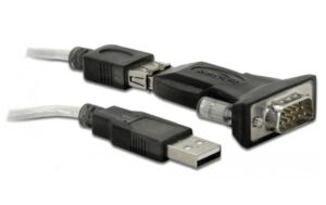 Schnittstellen Adapter USB auf Seriell DB9 Stecker, inkl. USB Kabel