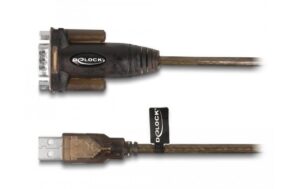 Schnittstellenkabel Adapter USB auf RS-232 9 Pin Stecker mit Muttern 1,5 m