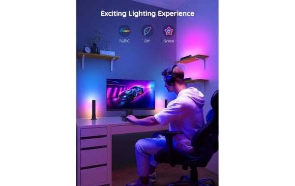 Govee Lichtbalken Flow Plus RGBICWW WiFi + Bluetooth