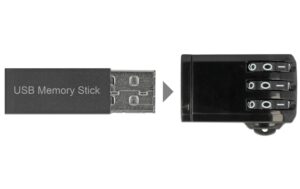 1431258_2 - Mediatech Navilock USB Schloss mit Zahlencode