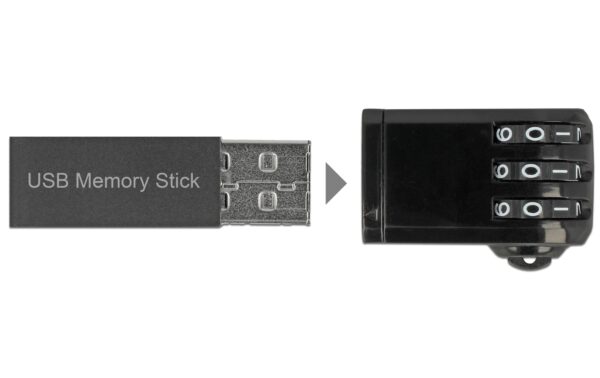 1431258_2 - Mediatech Navilock USB Schloss mit Zahlencode