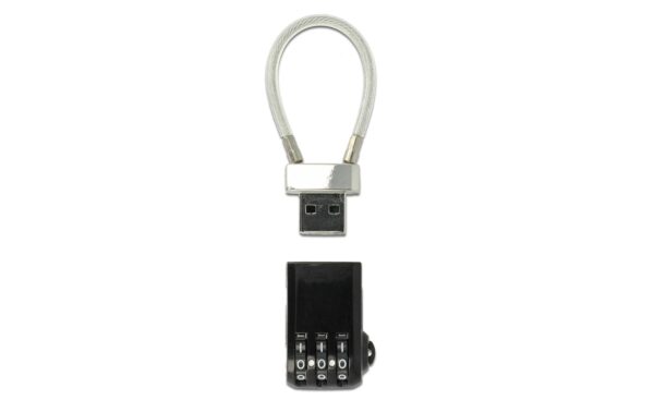 1431258_3 - Mediatech Navilock USB Schloss mit Zahlencode