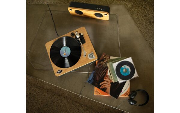 1435221_3 - Mediatech House Of Marley Stir It Up Wifi Turntable F:Schwarz-Braun