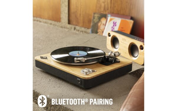 1435221_6 - Mediatech House Of Marley Stir It Up Wifi Turntable F:Schwarz-Braun