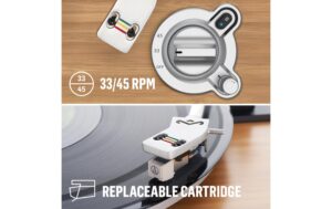 1435221_7 - Mediatech House Of Marley Stir It Up Wifi Turntable F:Schwarz-Braun