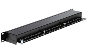 1435673_1 - Mediatech Delock 19 Patchpanel 24 Port Cat.6, schwarz