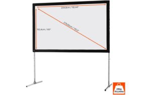 1441840_1 - Mediatech Celexon, Mobil Expert, Leinwand, 16:10 Faltrahmen, 244x152cm, Frontprojektionstuch