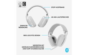 Logitech Headset Zone Vibe 100 off-white 