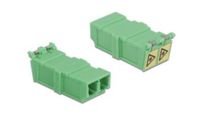 Delock LWL Kupplung mit Laserschutzklappe LC Duplex Buchse-LC Duplex Buchse 4 Stück kaufen Schweiz | Mediatech.ch