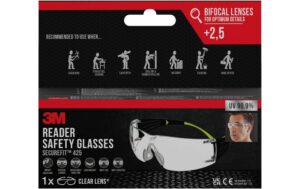 3M Schutzbrille mit +2.5 Dioptrie SecureFit 420, transparent kaufen Schweiz | Mediatech.ch