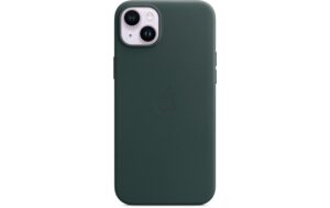 Apple iPhone 14+ Leather Case Green inkl. MagSafe, Forest Green