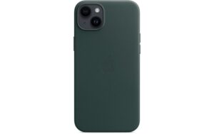 Apple iPhone 14+ Leather Case Green inkl. MagSafe, Forest Green
