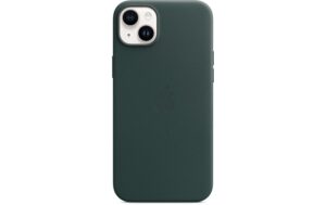 Apple iPhone 14+ Leather Case Green inkl. MagSafe, Forest Green