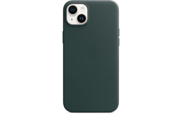 Apple iPhone 14+ Leather Case Green inkl. MagSafe, Forest Green