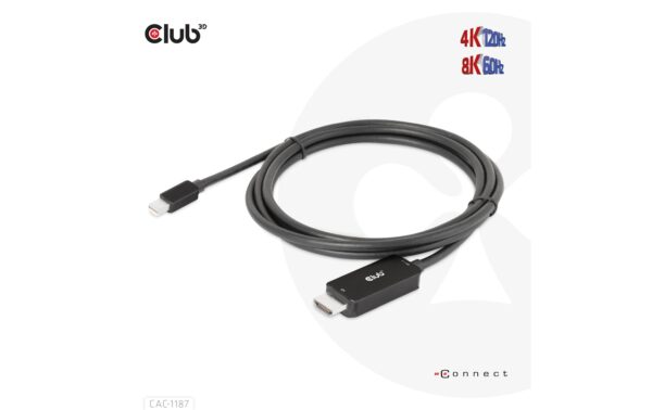 1448026_6 - Mediatech Club 3D, MiniDisplayPort auf HDMI Kabel, 1.8 Meter
