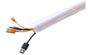 Neomounts NS-CS200WHITE Cable Sock, 200 cm long, 8,5 cm wide