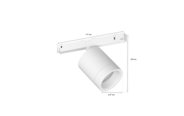 1449481_3 - Mediatech Philips Hue Perifo Erweiterungsspot Weiss 1x Spot, 1x Adapter