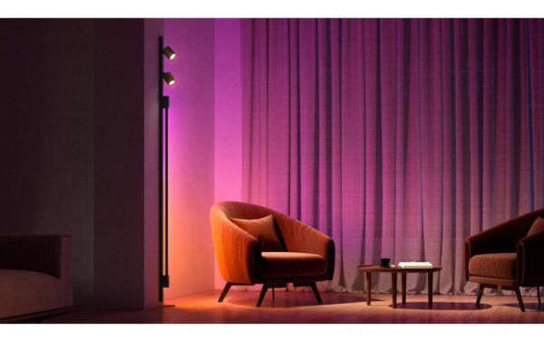 1449491_5 - Mediatech Philips Hue Perifo Bais-Set 2x Spot, 1x Gradient Tube XL, schwarz