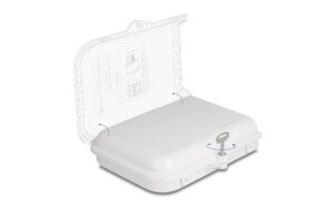 Delock LWL Verteilbox IP65 8Port weiss Innen/-Aussenbereich, wasserfest