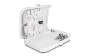 Delock LWL Verteilbox IP65 8Port weiss Innen/-Aussenbereich, wasserfest