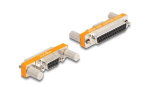 Delock Adapter D-Sub 9Pin Buchse - Mutter zu D-Sub 25 Pin Buchse mit Schrauben