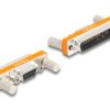 1450519 - Mediatech Delock Adapter D-Sub 9Pin Buchse - Mutter zu D-Sub 25 Pin Stecker mit Schrauben