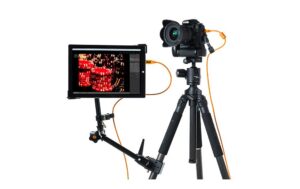 1450665_4 - Mediatech iPad Clamp, large, Bracket + Baby Adapt. Wireless Tethering System