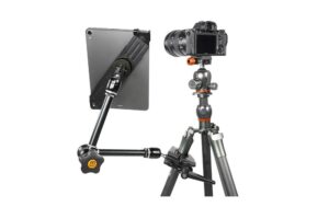 1450665_5 - Mediatech iPad Clamp, large, Bracket + Baby Adapt. Wireless Tethering System